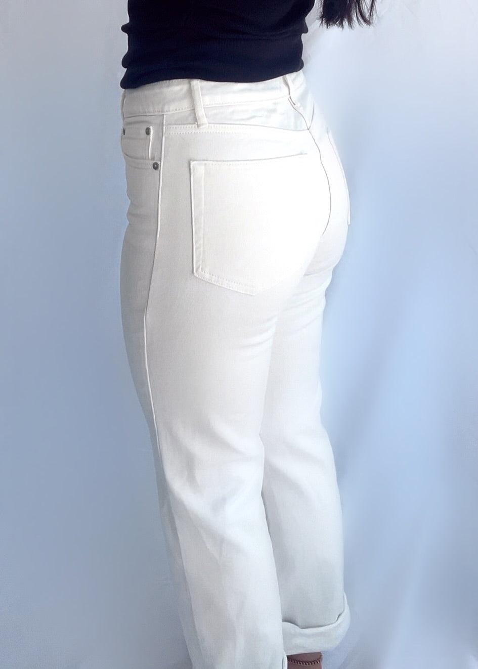 Salina’s White essential Denims