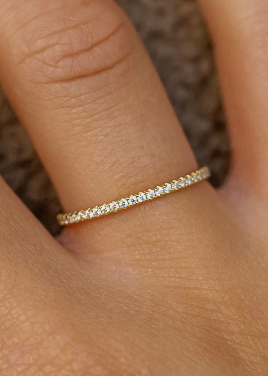 Boca 18k stacked ring - ALCO