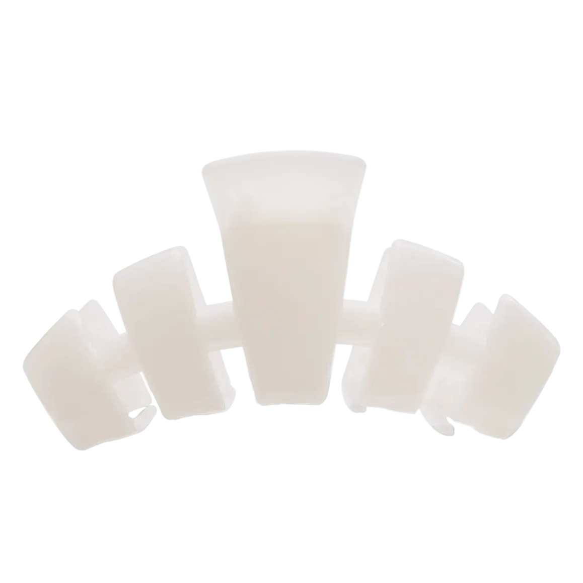 Classic Coconut White Large Claw Hair Clip - TELETIES