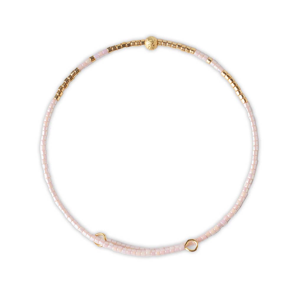 Sprinkles Adjustable Bangle-Champagne | Delicate, Layering