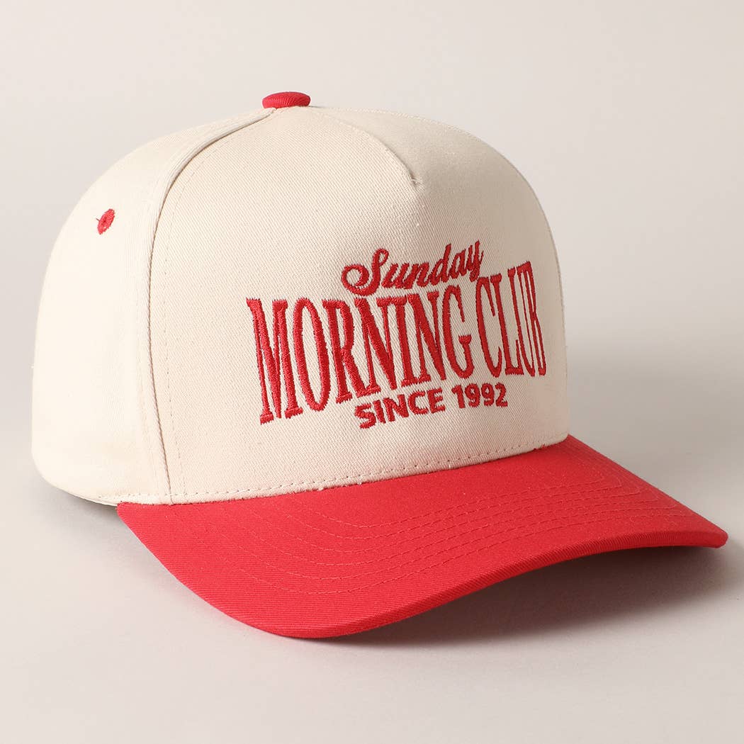 Sunday Morning Club Two-Tone Trucker Hat: Navy / ONE SIZE