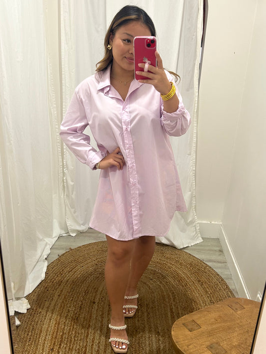 Pink Button down