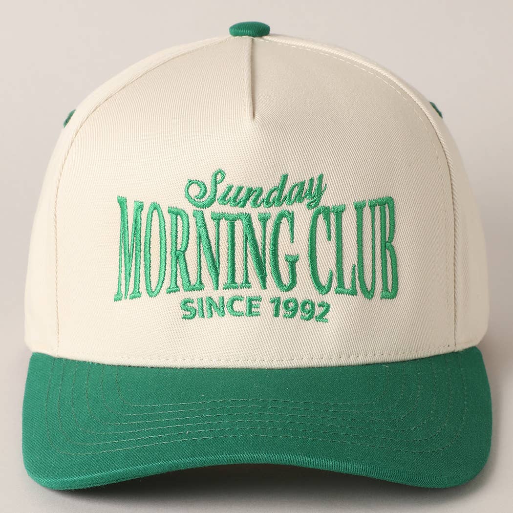 Sunday Morning Club Two-Tone Trucker Hat: Navy / ONE SIZE
