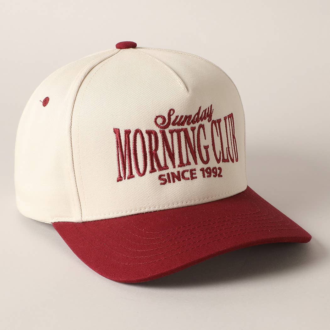 Sunday Morning Club Two-Tone Trucker Hat: Navy / ONE SIZE