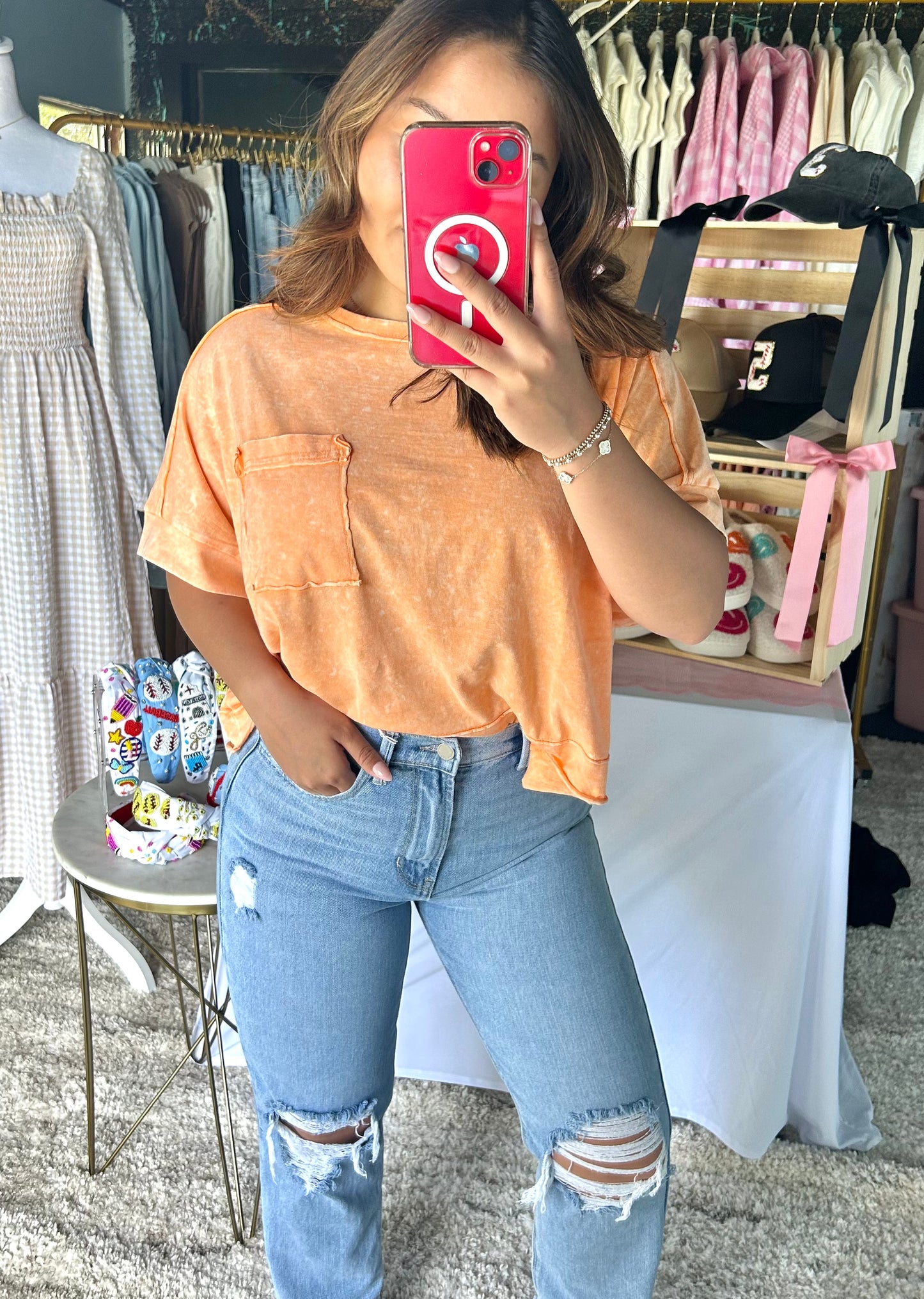 Mango - cropped T