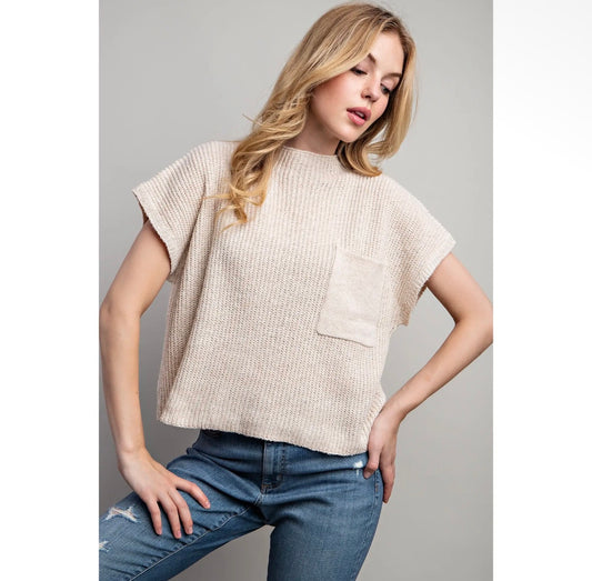 Knitted top - Tan