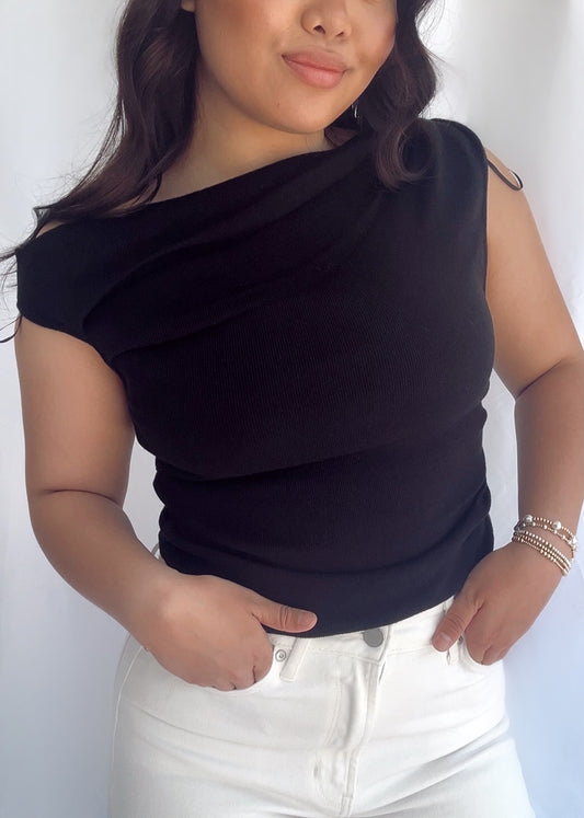 Asym Top - black