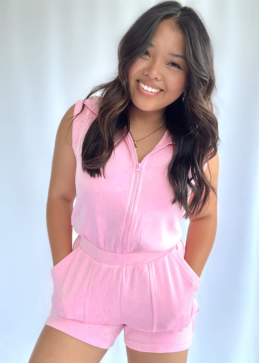 Kims Ultra Soft Romper - Pink