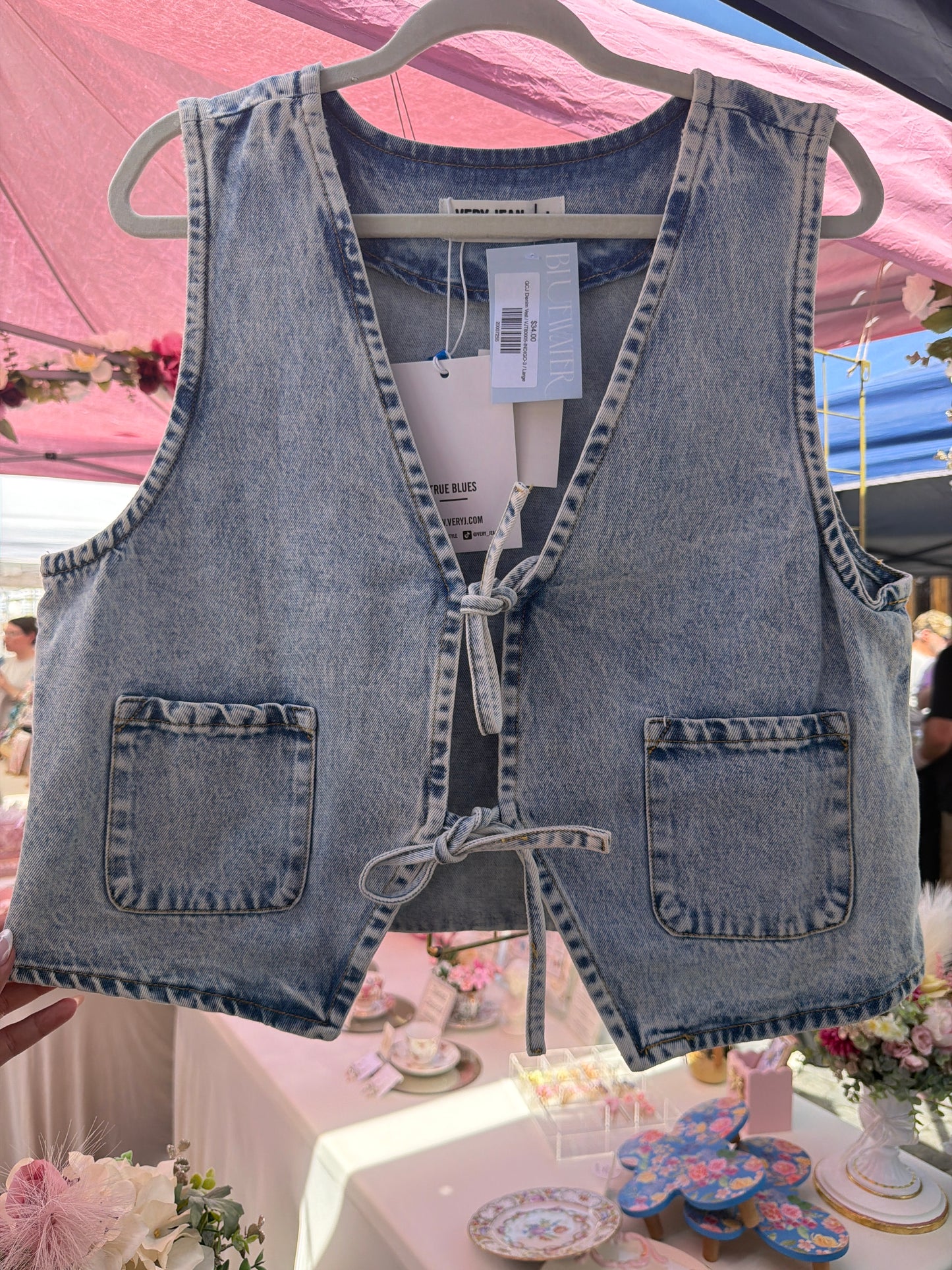 GCJ denim vest