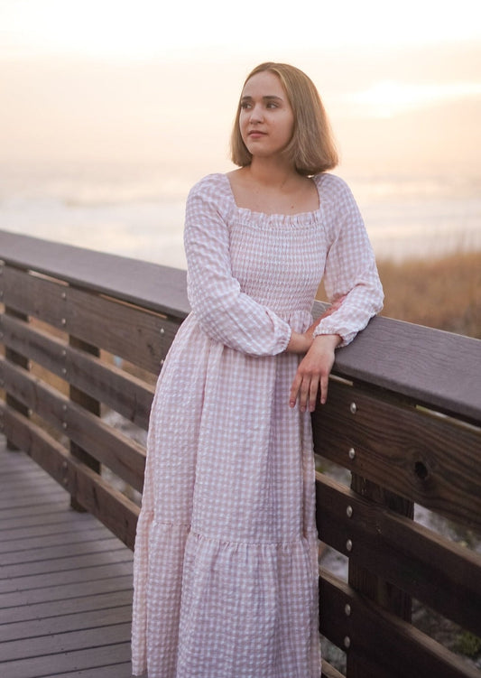 Gingham Maxi