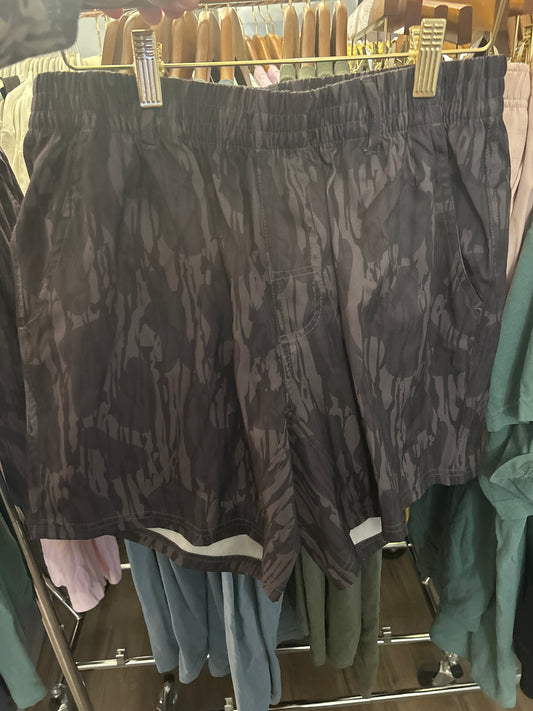 Black Low Lands Shorts