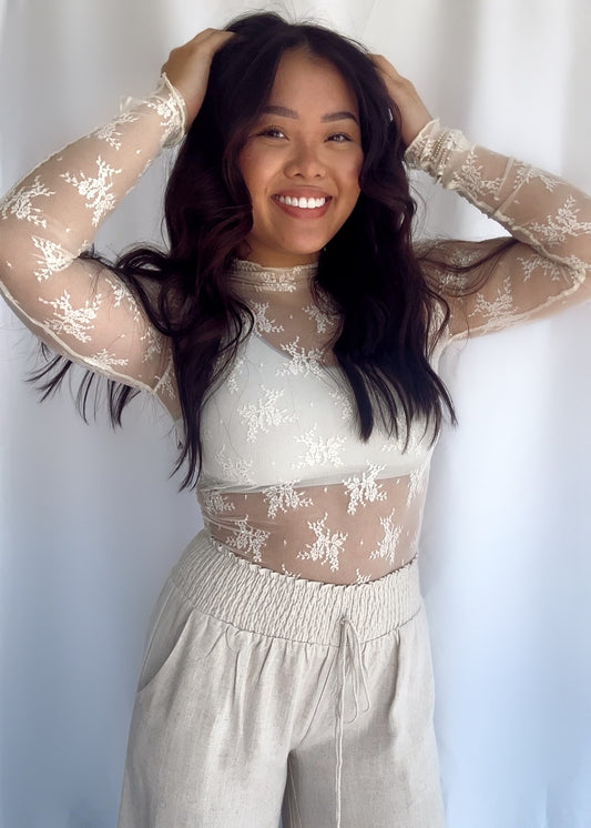 Lacey's long sleeve - White