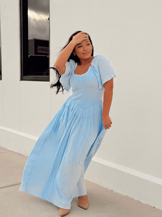 Lauren maxi - Blue