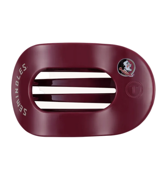 Go Noles!  Flat Round Hair Clip