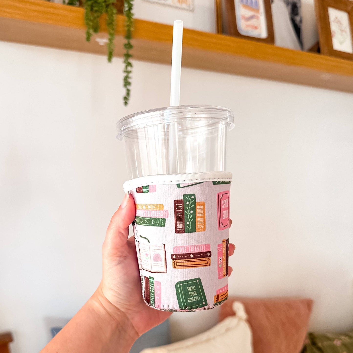 Smut Book Stacks | Iced Coffee Sleeve: Medium